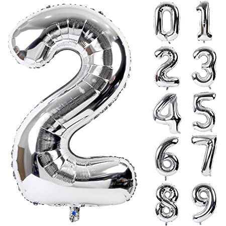 AnGlam 68枚 男の子 20歳 誕生日 飾り付け セット 数字バルーン 組み合わせ 「HAPPY BIRTHDAY」バナー、ブルー シルバー 風船、誕生日 デコレーション