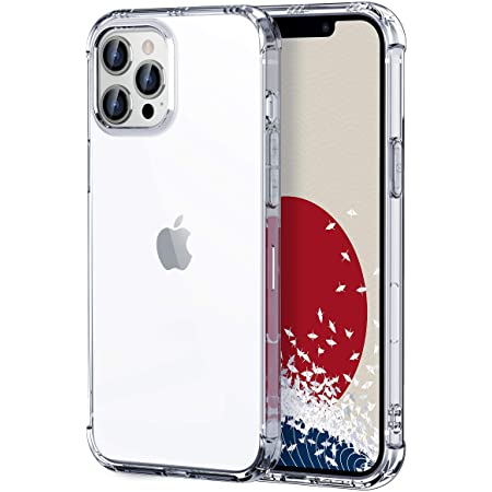 CASEKOO iPhone 12 Pro Max 用 ケース 6.7 インチ クリア 米軍MIL規格 耐衝撃 SGS認証 カバー ストラップホール付き ワイヤレス充電対応 アイフォン 12 Pro Max 用 ケース(クリア)