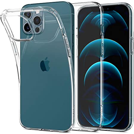 CASEKOO iPhone 12 Pro Max 用 ケース 6.7 インチ クリア 米軍MIL規格 耐衝撃 SGS認証 カバー ストラップホール付き ワイヤレス充電対応 アイフォン 12 Pro Max 用 ケース(クリア)