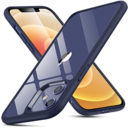 ESR iPhone 12 mini 用 ケース 透明 9H背面 tpuバンパー 薄型 黄変防止 アイフォン12mini カバー 5.4インチ クリア