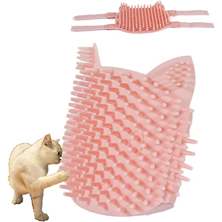 ペットブラシ [Potao] 猫ブラシ 抜け毛除去 毛繕い 2020年新タイプ 犬猫兼用ケア用品 折畳式 収納に便利（ミントグリーン）