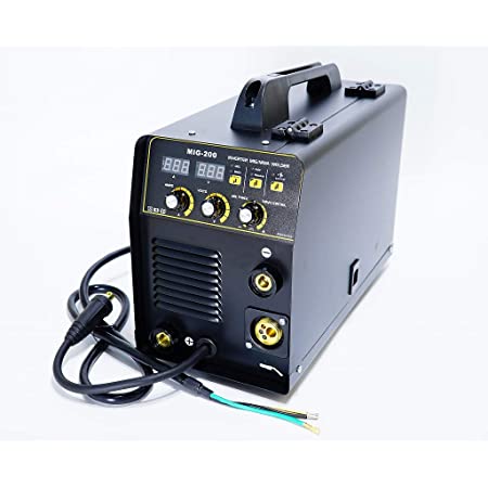 ハイスペック ＭＩＧ２００ 電圧100V/200V通用 インバーター半自動溶接機 MIG/MAG/CO2/MMA 50/60HZ ノンガスワイヤー ☆ハイスペック ＭＩＧ