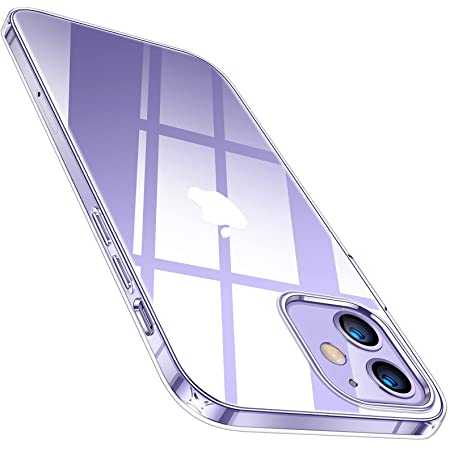 TORRAS iPhone 12 mini 用 ケース 強化ガラス 全透明 黄変なし 9H硬度 TPUバンパー ストラップホール付き 三層構造 衝撃吸収 レンズ保護 5.4インチ アイフォン12ミニ用カバー クリア