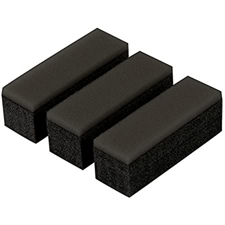 コーティングスポンジ シルク BLACK1/4サイズ 【1梱包4入】２個入り