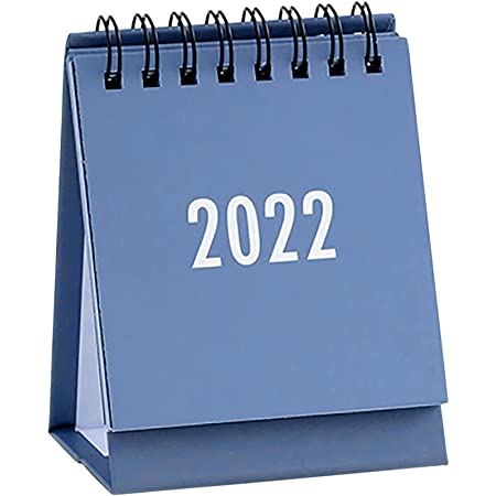 KESYOO カレンダー2021 卓上 ミニテーブルカレンダー 実用性 シンプル カレンダー オフェンス お正月 新年 プレゼント６点セット（混合色）