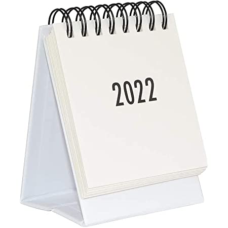 KESYOO カレンダー2021 卓上 ミニテーブルカレンダー 実用性 シンプル カレンダー オフェンス お正月 新年 プレゼント６点セット（混合色）
