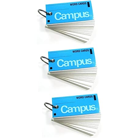 コクヨ キャンパス単語カード 中 3色 イエロー ピンク ブルー 色違い おまとめ セット