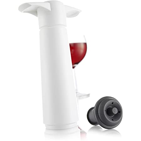 ワインストッパー、ワインストッパー 電動真空ワインストッパー 再利用可能なワインボトル真空ポンプ 食品グレードのシリコン製ボトルシーラー ワインを新鮮に保つ ワインの