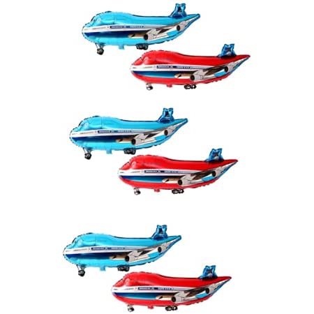 Felimoa アルミバルーン 飛行機 戦闘機 風船 バルーン パーティ 12点セット