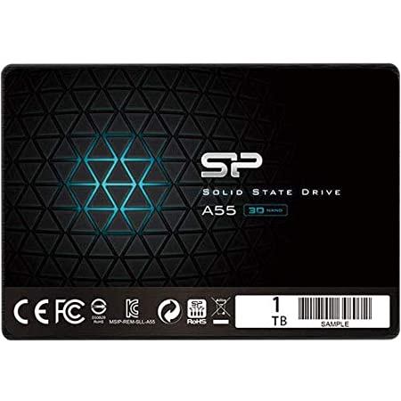 シリコンパワー SPJ001TBSS3A55B 【SSD】SATA3準拠6Gb/s 2.5インチ 7mm 1TB