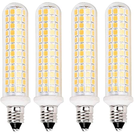 LED E11電球 新型 E11口金 9W 110V 可調光 E11電球, 1100LM 100Wハロゲンランプ相当, 全方向広配光（4個入り） (電球色)