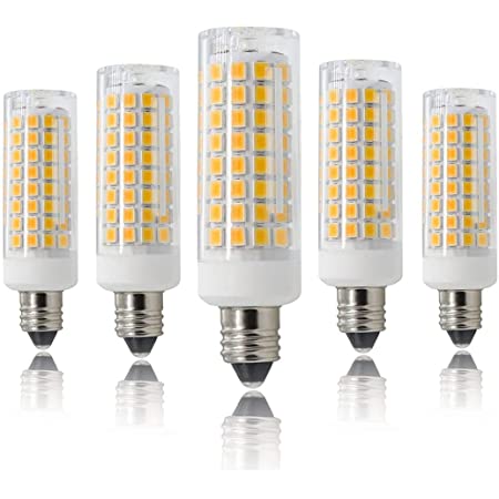 LED E11電球 新型 E11口金 9W 110V 可調光 E11電球, 1100LM 100Wハロゲンランプ相当, 全方向広配光（4個入り） (電球色)