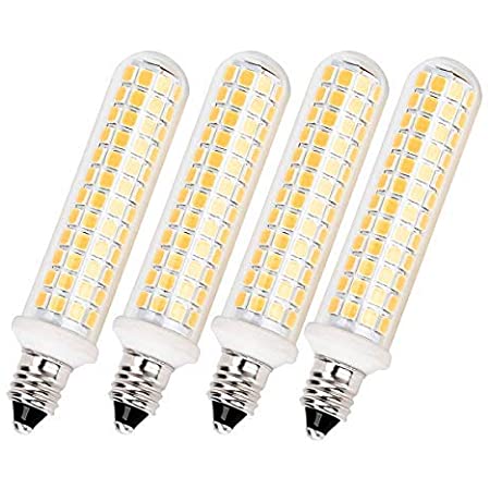 LED E11電球 新型 E11口金 9W 110V 可調光 E11電球, 1100LM 100Wハロゲンランプ相当, 全方向広配光（4個入り） (電球色)