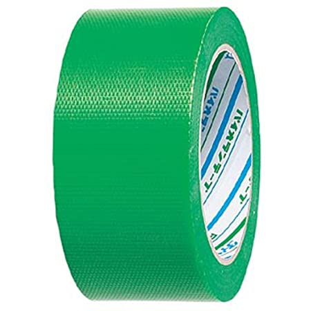 【Amazon 限定ブランド】ADHES 養生テープ 緑 ガムテープ布 はがせる 窓ガラス 仮固定用 50mmⅹ25m 5巻入り (YC16-中粘着) (緑-313)