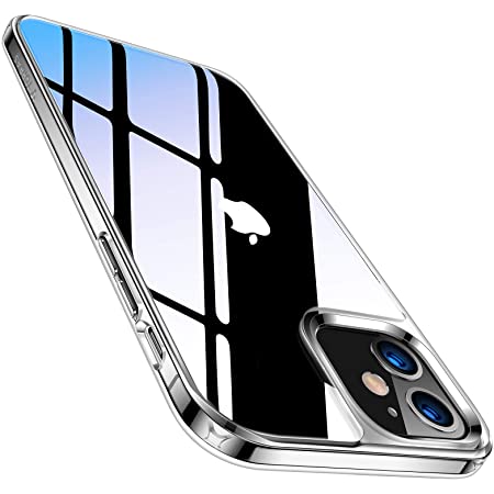 CASEKOO iPhone 12用 ケースiPhone 12Pro 用 ケース 黄ばみ防止 米軍MIL規格 耐衝撃 カバー SGS認証 ワイヤレス充電対応 2021年 6.1 インチ アイフォン 12 /12Pro 用ケース(ブルー)