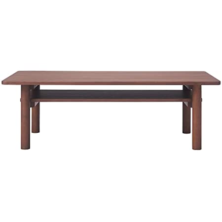 無印良品 木製ミドルテーブル・ウォールナット材 幅110×奥行55×高さ50cm 82219197