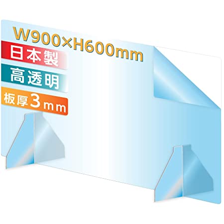 アクリルパーテーション W600mmｘH600mm 飛沫防止 組立式 受付 カウンター デスク仕切り 仕切り板 衝立 飲食店 オフィス 学校 病院 薬局 クリニック 銀行 aps-s6060