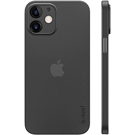 【SwitchEasy】 iPhone12mini 対応 ケース 薄型 携帯ケース 0.35mm 超薄型 シンプル 極薄 フロスト クリア カバー 指紋 防止 軽量 スリム 半透明 スマホケース [ iPhone12 mini アイフォン12 mini アイフォン12ミニ 対応 ] 0.35 トランスパレントブラック