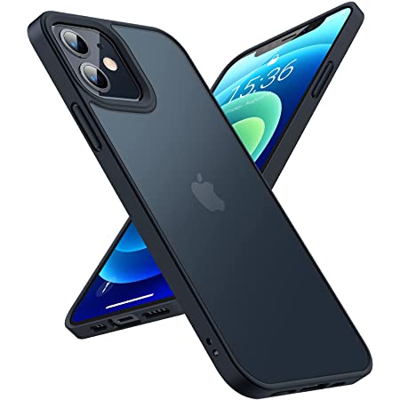 【SwitchEasy】 iPhone12mini 対応 ケース 薄型 携帯ケース 0.35mm 超薄型 シンプル 極薄 フロスト クリア カバー 指紋 防止 軽量 スリム 半透明 スマホケース [ iPhone12 mini アイフォン12 mini アイフォン12ミニ 対応 ] 0.35 トランスパレントブラック