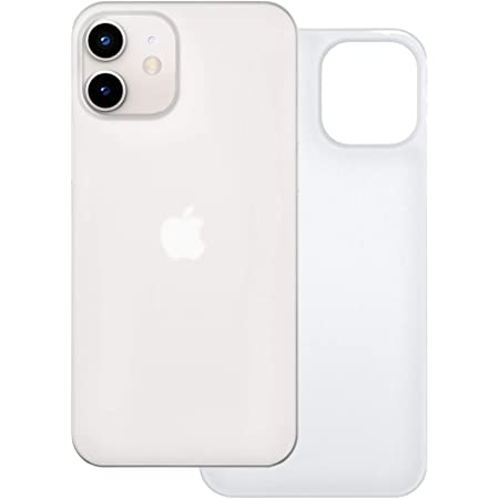 iPhone 12対応ケース 0.3㎜超薄型 memumi® 全面保護カバー 指紋防止 傷付き防止 6.1インチ 人気ケース·カバー (Trans-White)