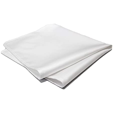 日本製 ワイントーション テーブルナプキン 綿100％ 51×51 (ホワイト, 4枚)