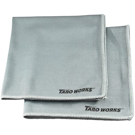 TARO WORKS 洗車タオル マイクロファイバー ふき取り 磨き上げ クロス 4枚 40×60