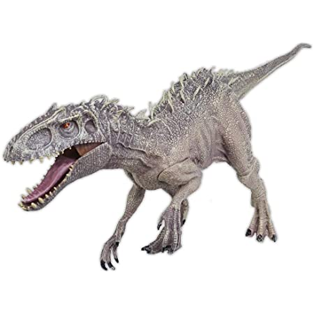 MONOW 恐竜 フィギュア インドミナス レックス インドラプトル おもちゃ 34cm ジュラシック リアル きょうりゅう ティラノサウルス 子供 大型