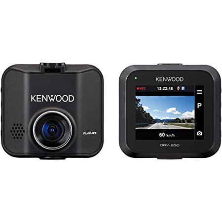 KENWOOD(ケンウッド) ドライブレコーダー GPS非搭載 シンプル機能 フルハイビジョン DRV-250 ブラック