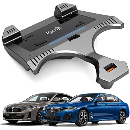 2021革新版 車載 ワイヤレス充電器 BMW 3シリーズG20 2019 2020 2021専用 センターコンソールアクセサリ 10W Qi急速充電 iPhone/Samsung等全機種対応