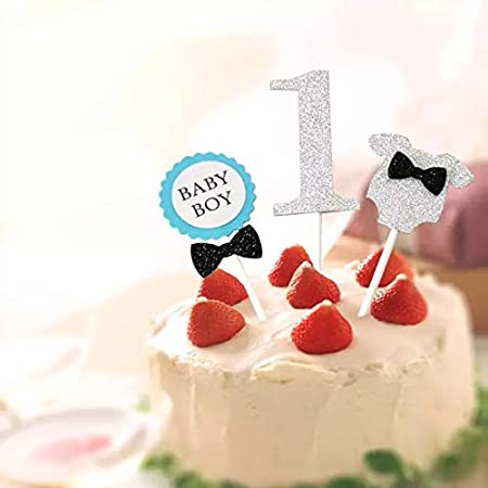 【パーティーパーク 】 ケーキ 飾り ガーランド 誕生日 HAPPY BIRTHDAY バースデー ケーキトッパー デコレーション お祝い (ローズレッド)