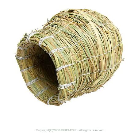 yanzhi 鳥の巣 隠れ家 遊び場 ハウス 寝床 庭園の装飾 保温 防虫 天然素材