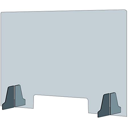アクリルパーテーション 透明 W900×H600 厚さ5mm [窓なし 1枚] 飛沫防止 デスク 仕切り板 卓上 衝立 対面式 まん防 アクリル板 日本製