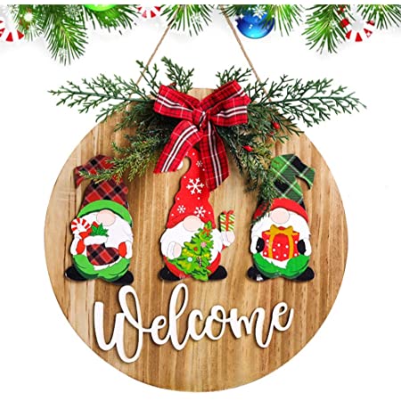 クリスマス 飾り ガーランド LED付き モール クリスマス オーナメント ガーデン装飾籐 クリスマスの装飾籐吊り花輪ガーランド飾り結婚式の装飾ドア吊り小道具(赤 ,2.7m)