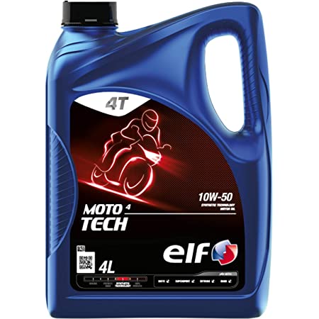 elf(エルフ) バイク用 4st エンジンオイル MOTO 4 ROAD (モト 4 ロード) 10W-40 部分合成油 4L 213958