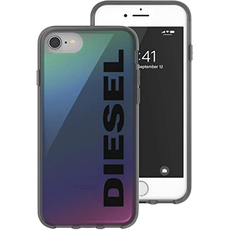 DIESEL iPhone11 ケース FW20 バーコードグラフィック （ディーゼル iPhone 11, ブラック/ホワイト）