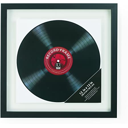 NAGAOKA LP用アルミ製壁掛け用レコードジャケットフレーム レコードディスプレイ　額縁 326mm×326mm LPF02
