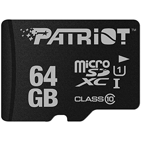 Patriot Memory MicroSD メモリカード 64GB Class10 UHS-I対応 PSF64GMDC10
