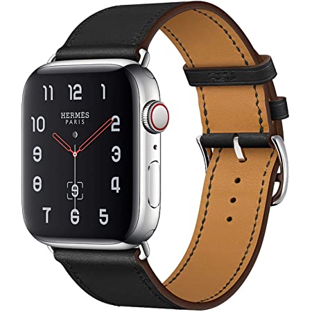 Aergoods コンパチブル Apple Watch アップルウォッチ バンド 6/SE/5/4/3/2/1対応 ステンレス ネオジム磁石 マグネット式 ベルト 調整可能 (38mm/40mm, 黒)