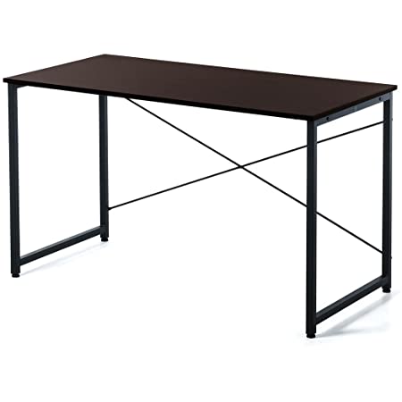 ONESTEP シンプルワーク デスク パソコンデスク ゲーミングデスク desk 勉強机 組立簡単 (120cm, Black)