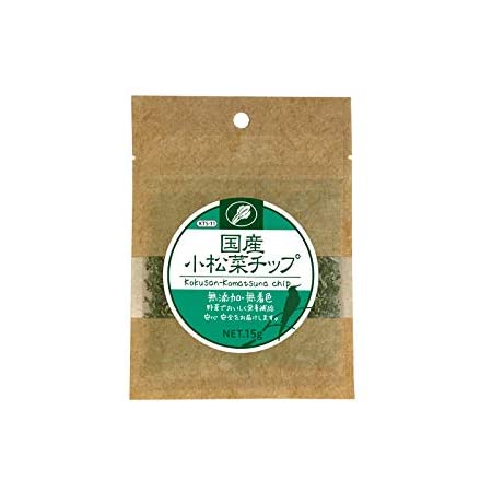 黒瀬ペットフード 国産 小松菜チップ 15g 【2020年11月リニューアル品】