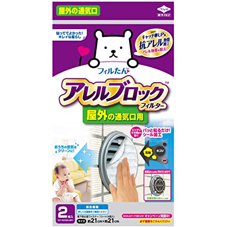 東洋アルミエコープロダクツ パッと貼るだけホコリとりフィルター浴室乾燥機用 2枚 ホワイト 170mm×20mm×190mm