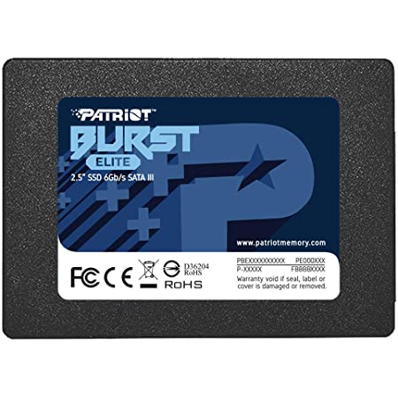 Patriot Memory SSD 240GB Burst Elite SATA3 内蔵2.5インチ PBE240GS25SSDR