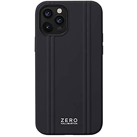 【iPhone12/12 Pro ケース】ZERO HALLIBURTON Hybrid Shockproof Case(Black)