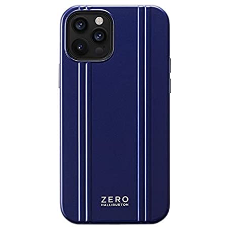 【iPhone12/12 Pro ケース】ZERO HALLIBURTON Hybrid Shockproof Case(Blue)