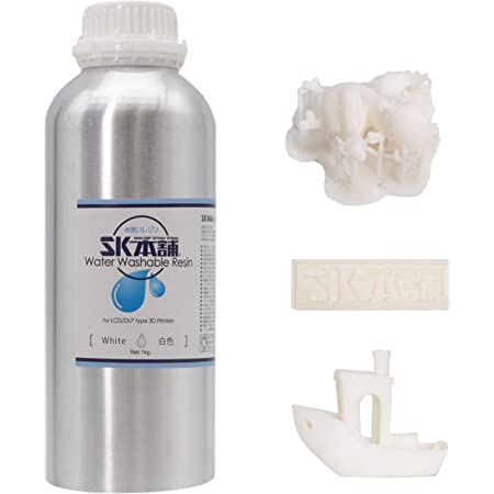 SK本舗 光造形 3Dプリンター用 レジン SK水洗いレジン (白色1000g)_SK02WL