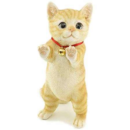 [ファンシー] ca79y (茶トラ) ネコ 猫 置物 インテリア 贈り物 ガーデニング ガーデンオーナメント 猫 好き な 人 へ の プレゼント 誕生日プレゼント 女性 人気 彼女 結婚記念日 転居 最適なプレゼント
