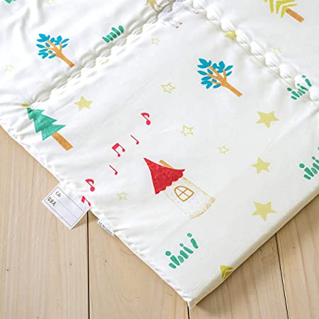 Babyshower 日本製 洗える お昼寝マット 子供用 けが防止 座布団 にもなる マルチなクッション (アニマル)