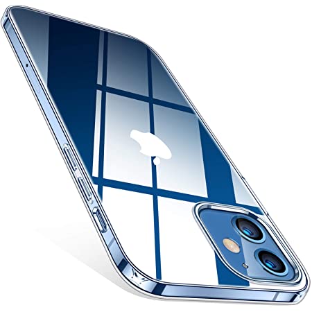 ESR iPhone 12 用 ケース iPhone 12 Pro 用 ケース 6.1インチ 透明 軽量 tpuカバー 柔軟 シリコン クリア