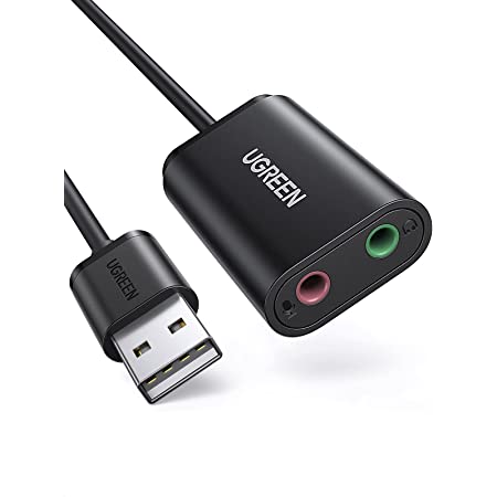 Bengoo サウンドカード 外付け 7.1chサラウンドサウンドUSB オーディオ 変換アダプタ 3.5mm ミニ ジャック ヘッドホン・マイク端子 PS4,MacBook,Mac Mini,iMac,Windows PCなどに対応