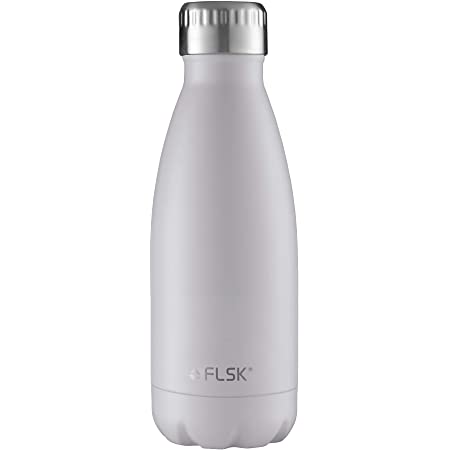 FLSK フラスク 水筒 真空断熱 ステンレスボトル 魔法瓶 炭酸 OK (500ml, ミッドナイト)